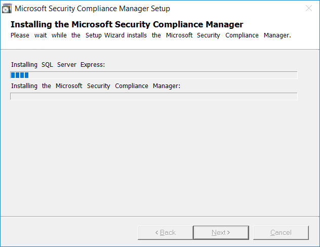Microsoft security compliance manager setup wizard failed while installing sql download